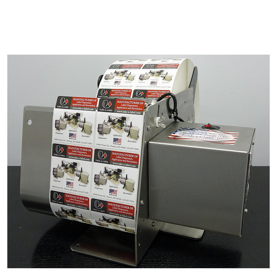 Take-A-Label TAL-750SS Stainless Steel Label Dispenser